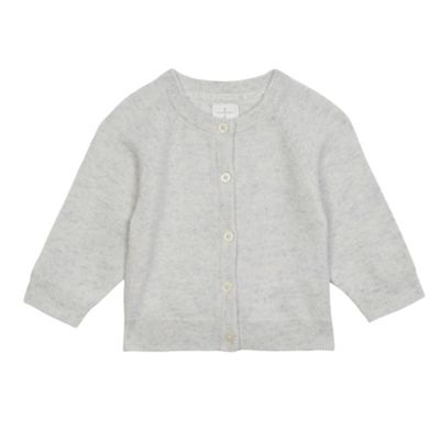 J by Jasper Conran Baby girls' grey cashmere cardigan